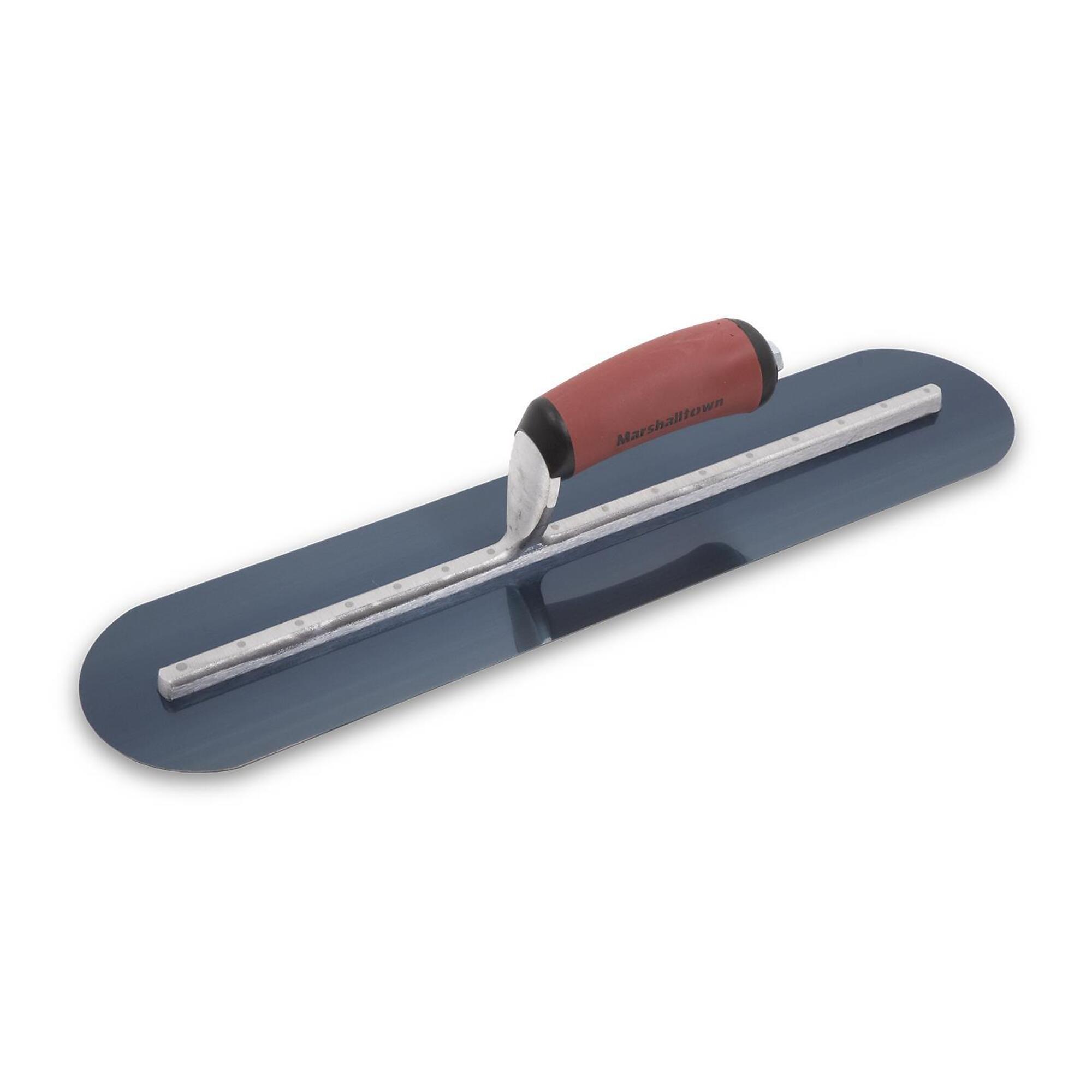 Marshalltown Fully Rounded Finishing Trowel - DuraSoft Handle, Spring Steel Blade, Model# MXS20BRD